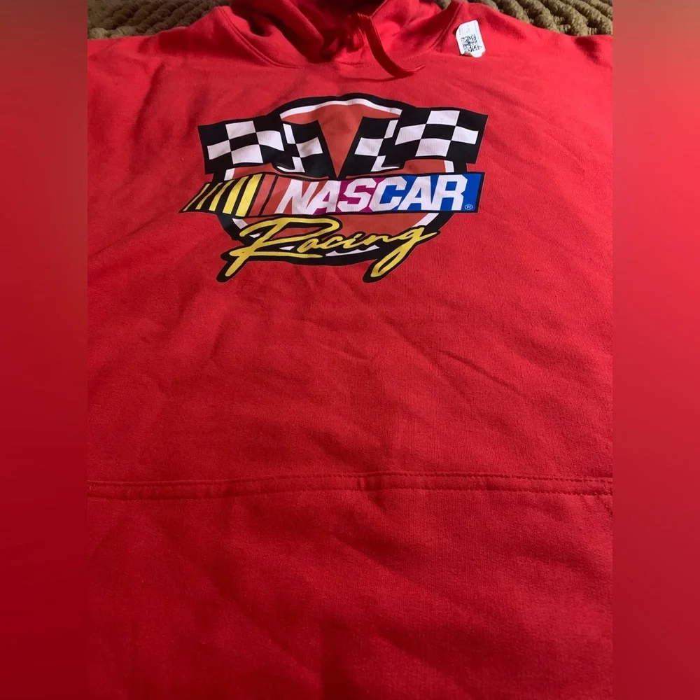 Nascar Bold Red hoodie - Picture 3 of 8